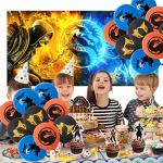 Mortal Kombat Party Supplies Decorations Cake Topper Birthday Backdrop Background Decor from SAOWN