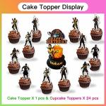 Mortal Kombat Party Supplies Decorations Cake Topper Birthday Backdrop Background Decor from SAOWN