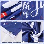 Happy 4th of July Flags 3 x 5 Ft Outdoor Double Sided Independence Day Garden Flag Strips Fireworks Patriotic Flag with Grommets for Memorial Day American Holiday Outside Party Supplies Decor from Tatuo