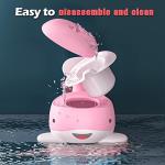 Dchola Baby Potty Training Toilet 2 in 1 Baby Transition Toilet Chair, Baby Seat with Splash Guard, Anti-Slip for 1 2 3 Year Old Toddlers & Kids Boys Girls Indoor & Outdoor (Pink) from Dchola