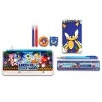 Sonic The Hedgehog School Supplies Value Pack for Kids - 13 Pc Bundle with Sonic Folders, Notebook, and Stickers for Boys and Girls | Sonic Back to School Supplies by UPD