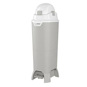 Foundations Premium Hands-Free Tall Diaper Pail with Airtight Lid, Diaper Disposal for Childcare Centers and Home Use, No Assembly Required (Gray) from Foundations