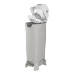 Foundations Premium Hands-Free Tall Diaper Pail with Airtight Lid, Diaper Disposal for Childcare Centers and Home Use, No Assembly Required (Gray) from Foundations