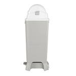 Foundations Premium Hands-Free Tall Diaper Pail with Airtight Lid, Diaper Disposal for Childcare Centers and Home Use, No Assembly Required (Gray) from Foundations