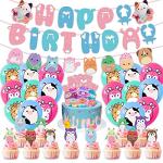 ð¢ðºð¾ð²ð¼ð±ð¶ðªðµðµð¸ðð¼ ððªð»ð½ð Squad Themed Birhthday Party Supplies for Girls Party Decorations Set for Kids and Boys Party Favors Included Banner Balloons Cake Cupcake Toppers by Siveaglorior