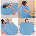 LCYZ Tortoise Plush Pillow Turtle Shell, Wearable Turtle Shell Pillows, Oversized Doll Stuffed Animal Costume Plush Toy Funny Dress Up, Decorative Pillow Cushion Floor Pillow , blue-160cm/64in by LCYZ