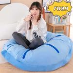 LCYZ Tortoise Plush Pillow Turtle Shell, Wearable Turtle Shell Pillows, Oversized Doll Stuffed Animal Costume Plush Toy Funny Dress Up, Decorative Pillow Cushion Floor Pillow , blue-160cm/64in by LCYZ