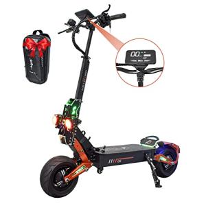 Electric Scooter for Adults, E-Scooter with 74.5 Miles Travel Range, Detachable 48V 35AH Battery, 5000W Powerful Dual Motor, Max Speed 43.5Mph, 12" Vacuum Tire Foldable Escooters by Dongguan Lvkang Energy Saving Technology Co., LTD