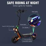 Electric Scooter for Adults, E-Scooter with 74.5 Miles Travel Range, Detachable 48V 35AH Battery, 5000W Powerful Dual Motor, Max Speed 43.5Mph, 12" Vacuum Tire Foldable Escooters by Dongguan Lvkang Energy Saving Technology Co., LTD