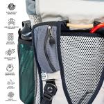 Hatcher Packs Travel Diaper Bag Backpack Convertible Baby Carrier, Unisex, Koala Gray by 