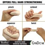 CanDo TheraPutty Scented Hand Exercise Putty For Rehabilitation, Exercises, Hand Therapy, Occupational Therapy, 4 Piece Set Vanilla, Banana, Cherry, and Apple, 5lb Each by Theraputty