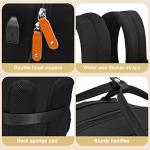 Large Diaper Bag Backpack for Twins - Expandable, Insulated, and Convenient Baby Diaper Bag with USB Charging Port- Perfect for Travel and Shopping - Black by 