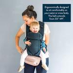 Kibou Vegan Premium Leather Fanny Pack Diaper Bag: With Detachable Compact Changing Pad & Baby Wipes Storage - Small Yet Fits All Parenting Essentials Around the Waist or Crossbody (Blush) by 