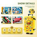 Building Micro Blocks Set Luggage (London Landmarks in Miniature) Toy Gift for Kids Mini Bricks Architecture Modle for Adults by KLMEi