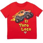 Monster Jam El Toro Loco Grave Digger Megalodon Toddler Boys 4 Pack Graphic T-Shirts 5T from Bentex Group, Inc.
