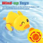 Shindel Bath Toys for Toddler, 14PCS Fishing Wind-up Bath Toys Yellow Duck Toys Bath Time Bathtub Toys for Toddlers Baby Kids Infant Girls Boys Bathroom for Age of 18 Months and up from Shindel