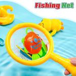 Shindel Bath Toys for Toddler, 14PCS Fishing Wind-up Bath Toys Yellow Duck Toys Bath Time Bathtub Toys for Toddlers Baby Kids Infant Girls Boys Bathroom for Age of 18 Months and up from Shindel