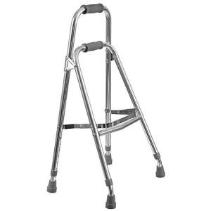 DMI Folding Hemi-Walker Provides Support, Aluminum, Silver, 30'- 35', FSA & HSA Eligible, Lightweight, Superior Support, Comfortable Hand Grips, Easy To Open And Close from Duro-Med