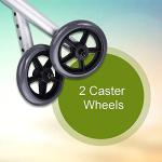 McKesson Universal Walker Wheels, Adjustable, 5 in Caster Wheels, 1 Pair from McKesson Brand