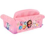 Marshmallow Furniture 2-in-1 Kid's Flip Open Foam Couch Bed, Gabbyâs Dollhouse by Spin Master