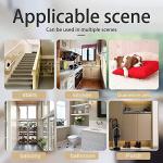 Galle Bear Extra Wide Baby Gate Pressure Mount Extra Wide Dog Gate Tension Indoor Safety Dog Gates Black Metal Large Pet Gate for Stairs(48.1"-52.8"/122cm-134cm) by Galle Bear