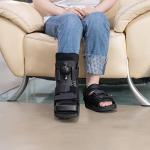 GHORTHOUD Air Cam Walker Fracture Boot Medical Inflatable Walking Boot Orthopaedic Boot for Sprained Ankle, Short Air Walker Brace for Broken Foot Achilles Tendon Injury Black (Medium) from GHORTHOUD