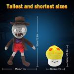 OLIA DESIGN Plants Plush vs Zombies Toy Set (20 PCS) PVZ Plush Stuffed Toys Soft Figure Doll.Great Gifts for Kids and Fans,Birthday and Halloween (6-8 in) from Amazing Innovation