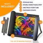 Puzzle Mat Puzzle Mat Roll Up, Large Roll Up Puzzle Mat 46âx26â, Portable Puzzle Mat Organizer Up to 1500 Pcs, No Creases to Your Finished and Unfinished Puzzles,Rubber Puzzle Mats for Jigsaw Puzzles from YUPYY