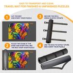 Puzzle Mat Puzzle Mat Roll Up, Large Roll Up Puzzle Mat 46âx26â, Portable Puzzle Mat Organizer Up to 1500 Pcs, No Creases to Your Finished and Unfinished Puzzles,Rubber Puzzle Mats for Jigsaw Puzzles from YUPYY