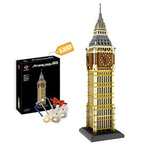 Sumkurt Big Ben Micro Building Blocks Set with LED (3600 pcs) - London Architecture Model Blocks - Building Block Set for Adults Kids Boys Girls - DIY Christmas Educational Toy Gift Age 14+ from Sumkurt
