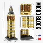 Sumkurt Big Ben Micro Building Blocks Set with LED (3600 pcs) - London Architecture Model Blocks - Building Block Set for Adults Kids Boys Girls - DIY Christmas Educational Toy Gift Age 14+ from Sumkurt