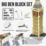 Sumkurt Big Ben Micro Building Blocks Set with LED (3600 pcs) - London Architecture Model Blocks - Building Block Set for Adults Kids Boys Girls - DIY Christmas Educational Toy Gift Age 14+ from Sumkurt