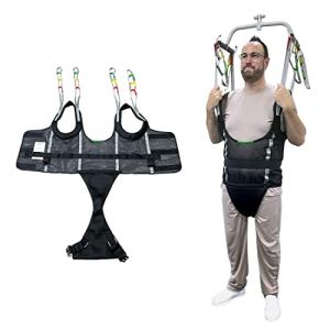 Ehucon Comfort Padded Patient Lift Walking Sling,500lbs Safety Loading Weight,Medical Hoist Standing Aids for Ambulating Support Training-Medium Size by Ehucon