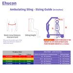 Ehucon Comfort Padded Patient Lift Walking Sling,500lbs Safety Loading Weight,Medical Hoist Standing Aids for Ambulating Support Training-Medium Size by Ehucon