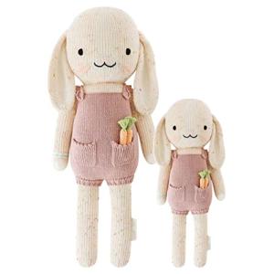 cuddle + kind Harper The Bunny Doll - Lovingly Handcrafted Dolls for Nursery Decor, Fair Trade Heirloom Quality Stuffed Animals for Girls & Boys, 1 Doll = 10 Meals by cuddle+kind