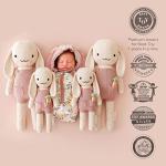 cuddle + kind Harper The Bunny Doll - Lovingly Handcrafted Dolls for Nursery Decor, Fair Trade Heirloom Quality Stuffed Animals for Girls & Boys, 1 Doll = 10 Meals by cuddle+kind