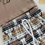 Dcohmch Toddler Baby Boy Western Clothes Cow Print Sleeveless Tank Tops Shorts Summer Outfit 0-3T (Coffee, 12-18 Months) by 
