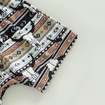 Dcohmch Toddler Baby Boy Western Clothes Cow Print Sleeveless Tank Tops Shorts Summer Outfit 0-3T (Coffee, 12-18 Months) by 