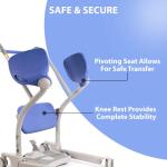 ArjoHuntleigh Sara Stedy Sit to Stand Manual Patient Lift Aid | Fully Assembled Elderly Assistance Products | Holds up to 400 Pounds | Intended for Users 4'11" - 6'6" from ArjoHuntleigh