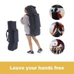 Creative Outdoors Pack and Push Ultra Compact Folding Stroller Wagon with Canopy for Camping, Beach, Park, Sporting Events, Sleek Compact Design, Brown/Tan from Creative Outdoor