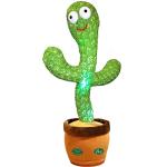 Pbooo Dancing Cactus Toy,Talking Repeat Singing Sunny Cactus Toy 120 Pcs Songs for Baby 15S Record Your Sound Sing+Repeat+Dancing+Recording+LED from B096FGW2S2