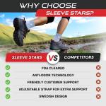 Sleeve Stars Ankle Braces for Plantar Fasciitis Relief, Ankle Wrap & Ankle Support for Women & Men w/ Ankle Strap for Sprained Ankle & Heel Protectors Sleeve, Heel Brace for Heel Pain (Pair/Light Blue) by SS Sleeve Stars