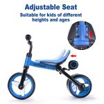 XIAPIA 4 in 1 Tricycle for Toddler Age 2-5, Folding Toddler Tricycle & Toddler Trike & Baby Balance Bike with Adjustable Seat and Detachable Pedal, Ideal Riding Toys Gift for Boys Girls by XIAPIA