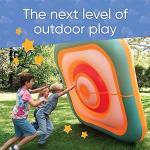 Inflatable Bullseye Balance Platform, 7Â½ âW x 7Â½â L x 2Â¼ âH Spinning Top Backyard Toy, 2-Sided Play, 300 lbs. Maximum, Ages 5 and Up from HearthSong