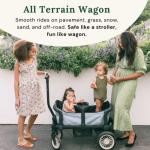 Joey Wagons for Kids, Next Generation Double Stroller | Fun & Lightweight Wagon Stroller Built with versatilty & Safety in Mind | All Terrain Kids Wagon | Beachside Blue from Joey