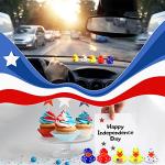 2 Inch Independence Day Rubber Ducks Novelty Bulk American Flag Ducks Small Rubber Ducks Bath Toys for Cars Birthday Gifts Baby Showers Summer Beach and Pool (120 Pcs) from Yilloog