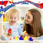 2 Inch Independence Day Rubber Ducks Novelty Bulk American Flag Ducks Small Rubber Ducks Bath Toys for Cars Birthday Gifts Baby Showers Summer Beach and Pool (120 Pcs) from Yilloog