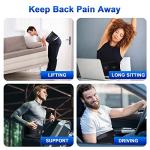 ERARROW Back Braces for Men and Women, Back Support Belt for Lower Back Pain Relief with 6 Stays, Breathable Anti-skid Lumbar Support Belt with Dual Adjustable Straps for Sciatica,Herniated Disc(L/XL) from Erarrow