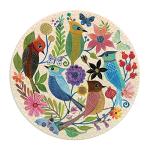 Circle of Avian Friends 1000 Piece Round Puzzle from Galison - Challenging Puzzle with Stunning Art of Birds and Flowers by Geninne Zlatkis, Thick and Sturdy Pieces, Makes a Great Gift! by Galison