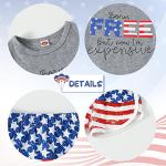 Kislio 4th of July Baby Boy Clothes American Flag Vest Tank Top Stripe Shorts Set Summer Infant Baby Boy 2Pcs Outfit from 